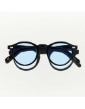 MOSCOT MILTZEN SUN BLACK BEL AIR BLUE Lns 46