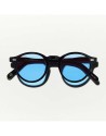 Moscot Miltzen black celebrity blue lenses | Ottica Ricci occhiali