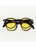 MOSCOT MILTZEN SUN BLACK MELLOW YELLOW CAL 46