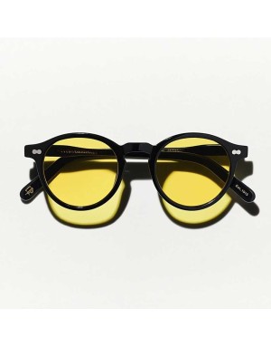 Moscot Miltzen balck yellow lenses come Lemtosh | Ottica Ricci occhiali