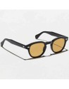 OCCHIALI DA SOLE MOSCOT LEMTOSH BASE 2 BLACK AMBER TINT CALIBRO 49