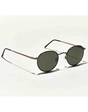 MOSCOT DOV OCCHIALI DA SOLE TONDI IN METALLO TORTOISE ANTIQUE GOLD