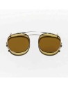 MOSCOT CLIP DA SOLE PER LEMTOSH: CLIPTOSH CUSTOM MADE GOLD AMBER 46