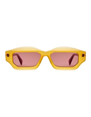 Occhiali Kuboraum Q6  giallo e fucsia da sole - Ottica Ricci Shop Online