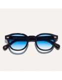 MOSCOT LEMTOSH SUN BLACK BROADWAY BLU 49