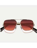 MOSCOT SHTARKER SUN GOLD CABERNET 54