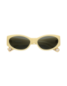 Compra gli occhiali da Sole Jacquemus Ovalo Yellow online da Ottica Ricci