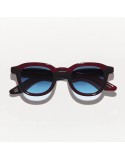 MOSCOT DAHVEN SUN burgundy denim blue 47