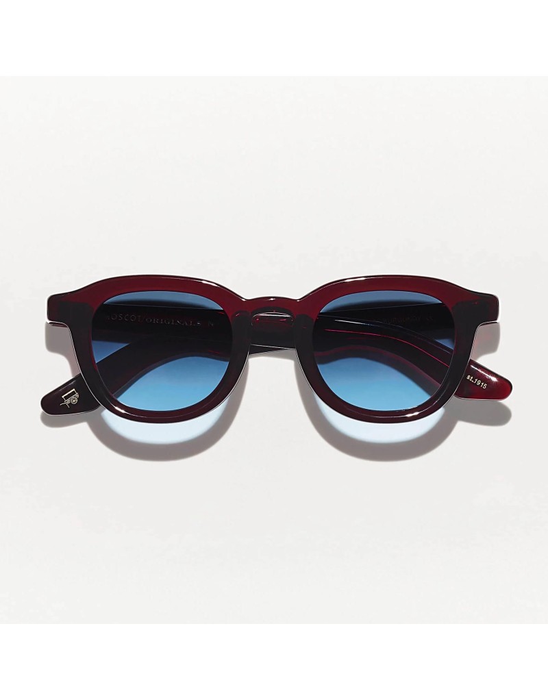 Compra online gli occhiali Moscot Sole Dahven Burgundy Denim Blue da Ottica Ricci