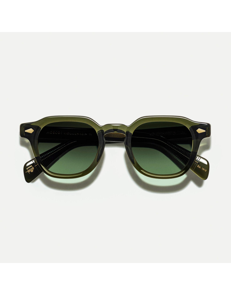 Moscot Dolt Dark Green Forest Occhiali da Sole disponibili da Ottica Ricci