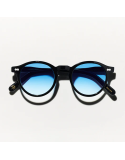 MOSCOT MILTZEN SUN BLACK BROADWAY BLUE 49