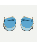 MOSCOT DAHVEN CLIP GOLD CELEBRITY BLUE 44