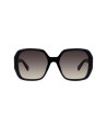 S Wave Black Geometric Sunglasses