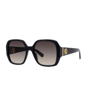 S Wave Black Geometric Sunglasses