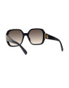 S Wave Black Geometric Sunglasses