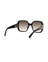 S Wave Black Geometric Sunglasses