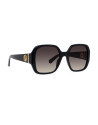 S Wave Black Geometric Sunglasses