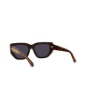 Edge Havana Geometric Sunglasses