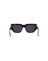 Edge Havana Geometric Sunglasses