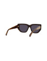 Edge Havana Geometric Sunglasses