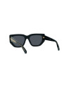 Edge Black Geometric Sunglasses