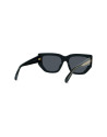 Edge Black Geometric Sunglasses