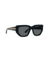 Edge Black Geometric Sunglasses