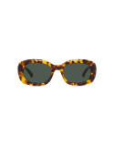 Medallion Havana Oval Sunglasses