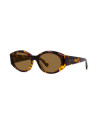 Medallion Havana Oval Sunglasses