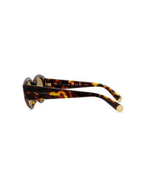 Medallion Havana Oval Sunglasses