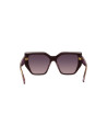 Edge Brown Geometric Sunglasses