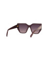 Edge Brown Geometric Sunglasses