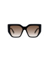 Edge Black Geometric Sunglasses