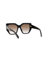 Edge Black Geometric Sunglasses