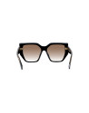 Edge Black Geometric Sunglasses