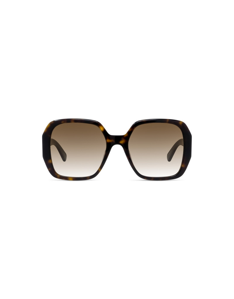 S Wave Havana Geometric sunglasses