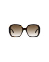 S Wave Havana Geometric sunglasses