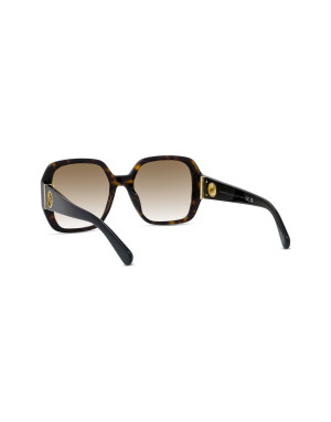 S Wave Havana Geometric sunglasses