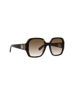 S Wave Havana Geometric sunglasses