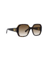 S Wave Havana Geometric sunglasses