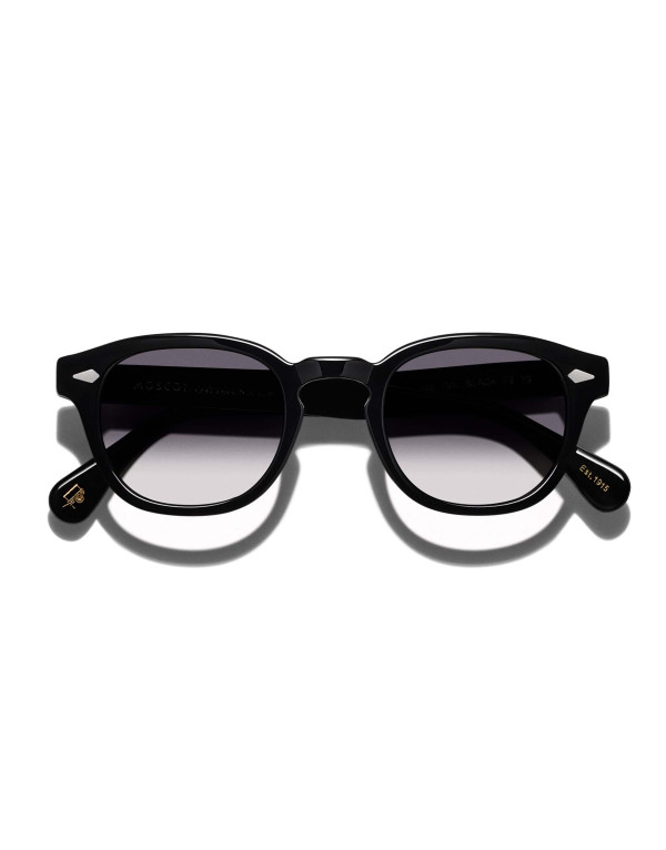 OCCHIALI DA SOLE MOSCOT LEMTOSH BASE 2 BLACK AMERICAN GREY FADE TINT CALIBRO 49