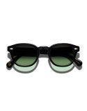 MOSCOT LEMTOSH SUN BLACK FOREST WOOD TINT 49